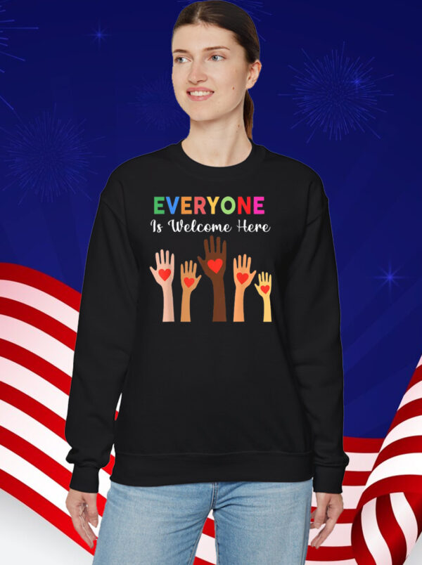 Everyone Is Welcome Here Mens Womens Shirt