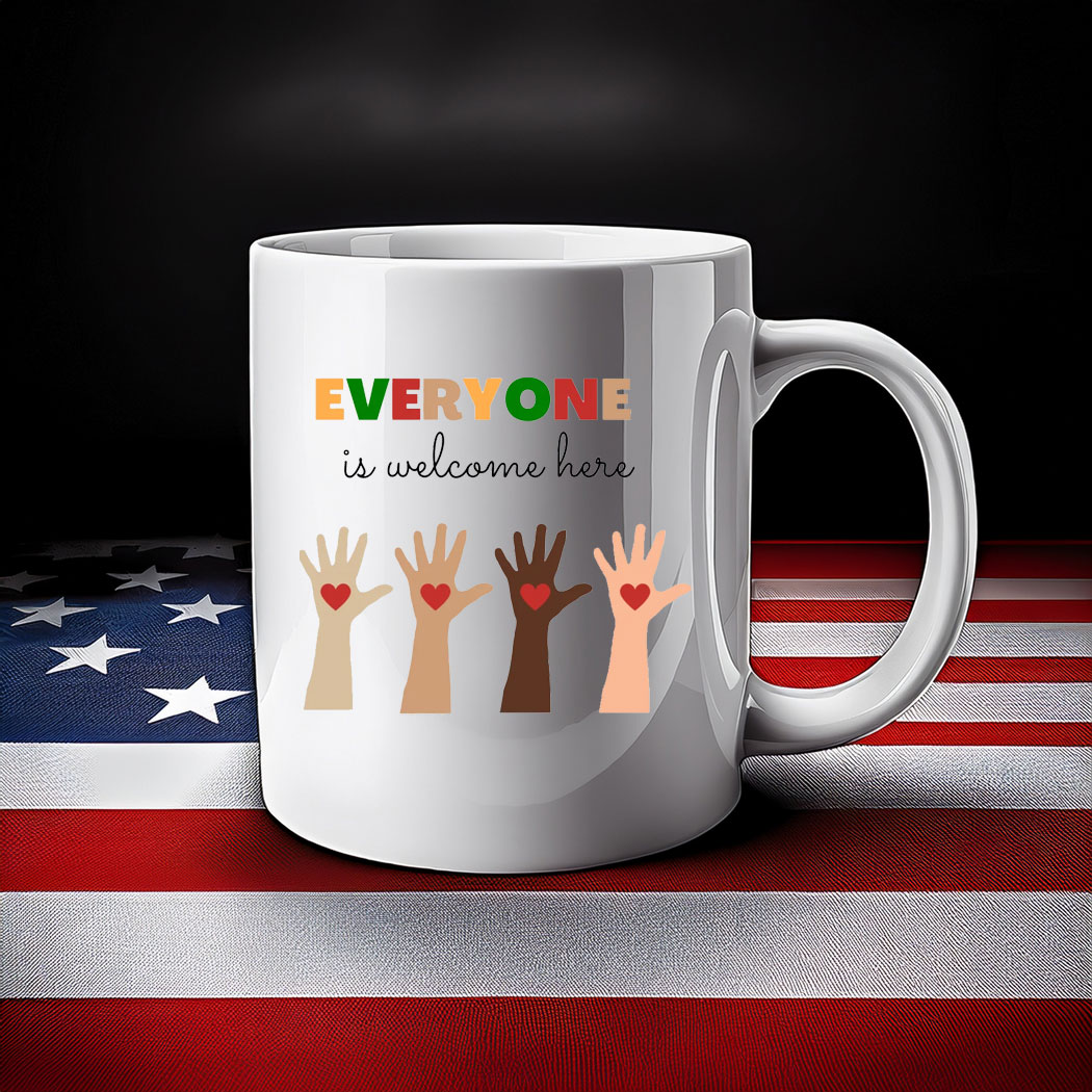 Everyone Is Welcome Here 2025 White Mug