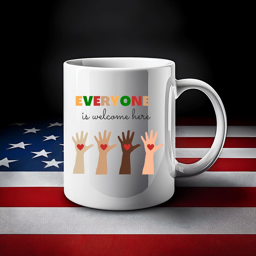 Everyone Is Welcome Here 2025 White Mug