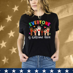 Everyone Is Welcome Here Idaho Teacher Shirts