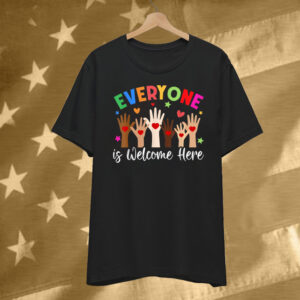 Everyone Is Welcome Here Idaho Teacher Shirts