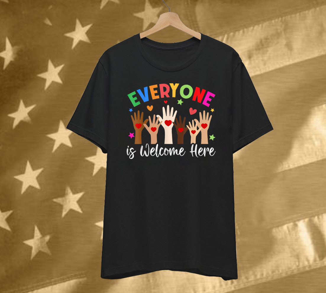 Everyone Is Welcome Here Idaho Teacher Shirts