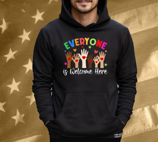 Everyone Is Welcome Here Idaho Teacher Shirts
