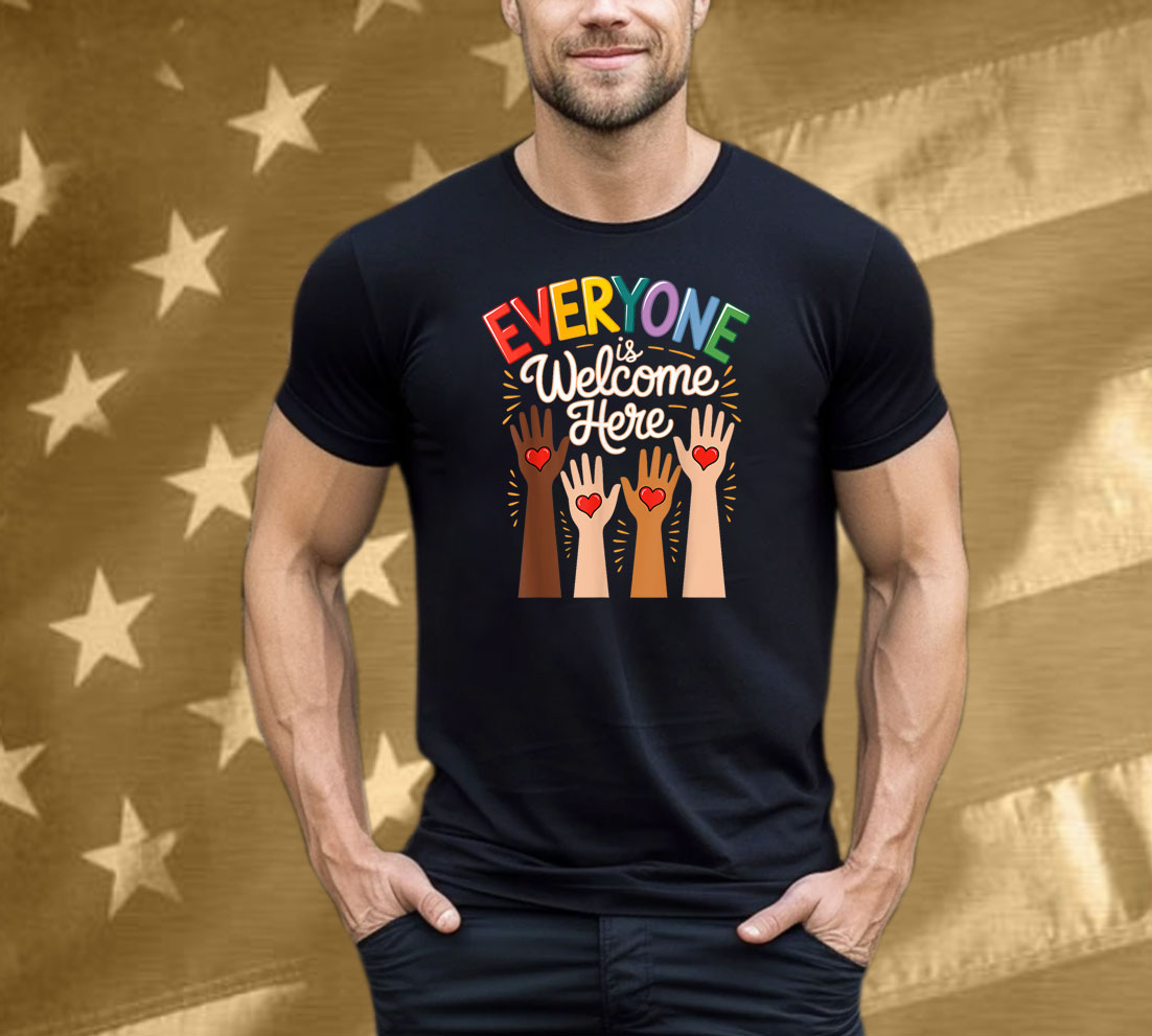 Everyone Is Welcome Here Idaho Teacher Unisex Shirt