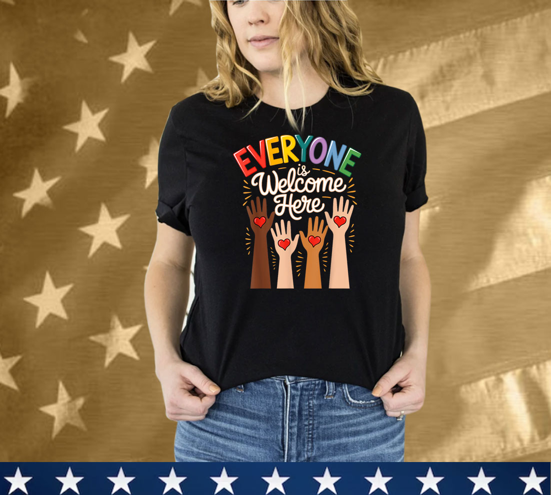 Everyone Is Welcome Here Idaho Teacher Unisex Shirt