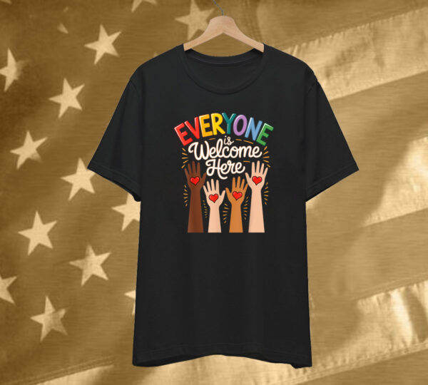 Everyone Is Welcome Here Idaho Teacher Unisex Shirt