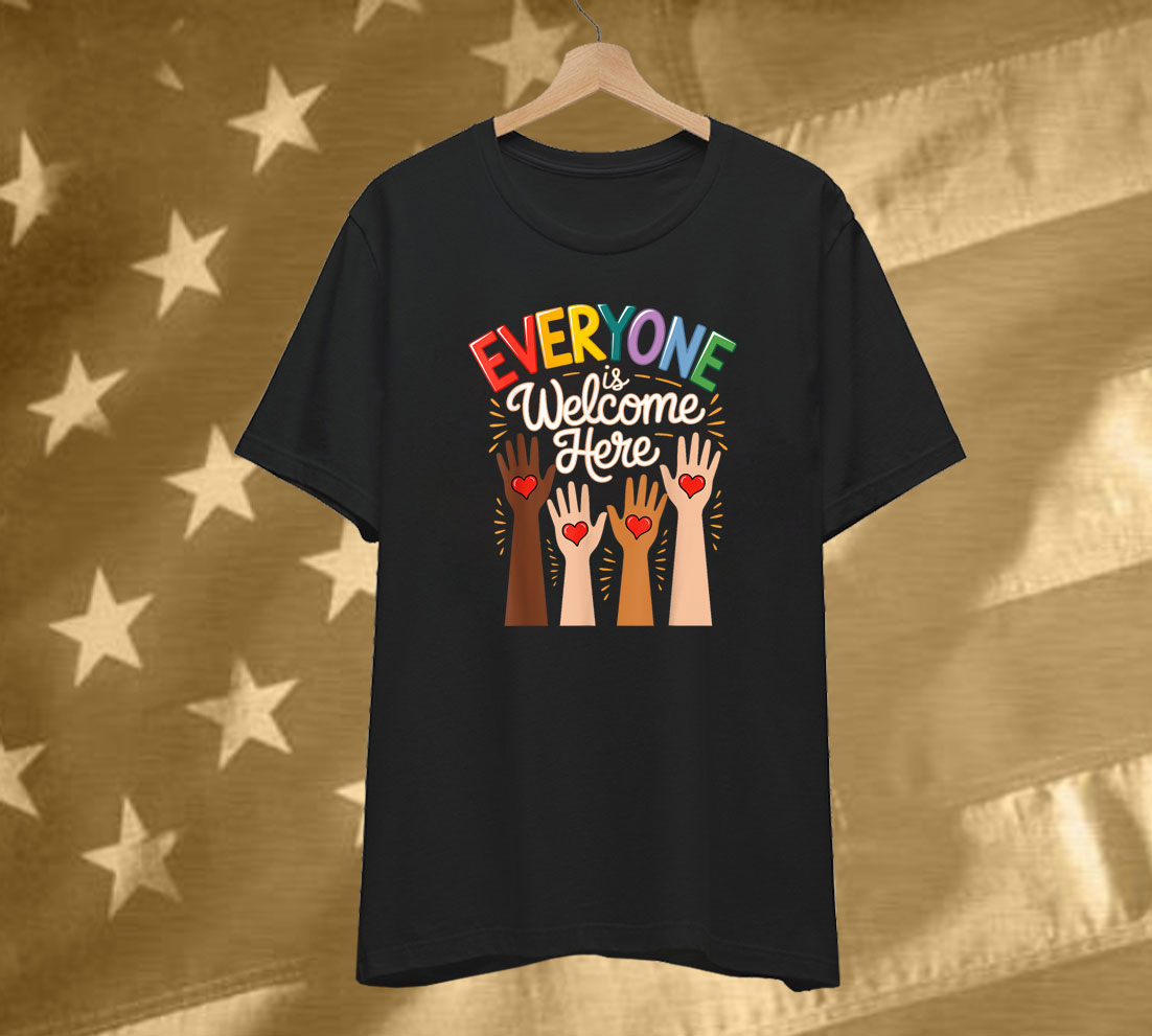 Everyone Is Welcome Here Idaho Teacher Unisex Shirt