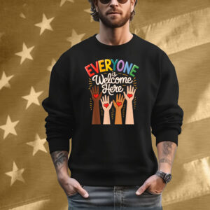 Everyone Is Welcome Here Idaho Teacher Unisex Shirt