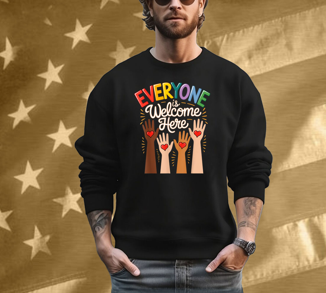 Everyone Is Welcome Here Idaho Teacher Unisex Shirt