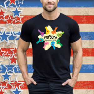 Everyone Is Welcome Here Shirt Idaho Teacher Equality Retro T-Shirt