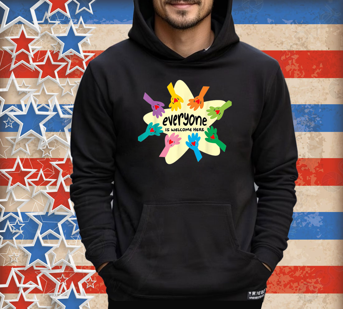 Everyone Is Welcome Here Shirt Idaho Teacher Equality Retro T-Shirt