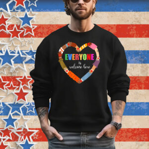 Idaho Teacher Everyone Is Welcome Here Inclusion & Equality T-Shirt