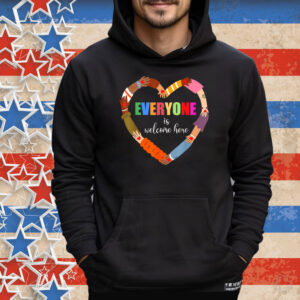 Idaho Teacher Everyone Is Welcome Here Inclusion & Equality T-Shirt