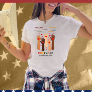 Welcome Everyone Is Welcome Here Idaho Teacher Unisex T-Shirt
