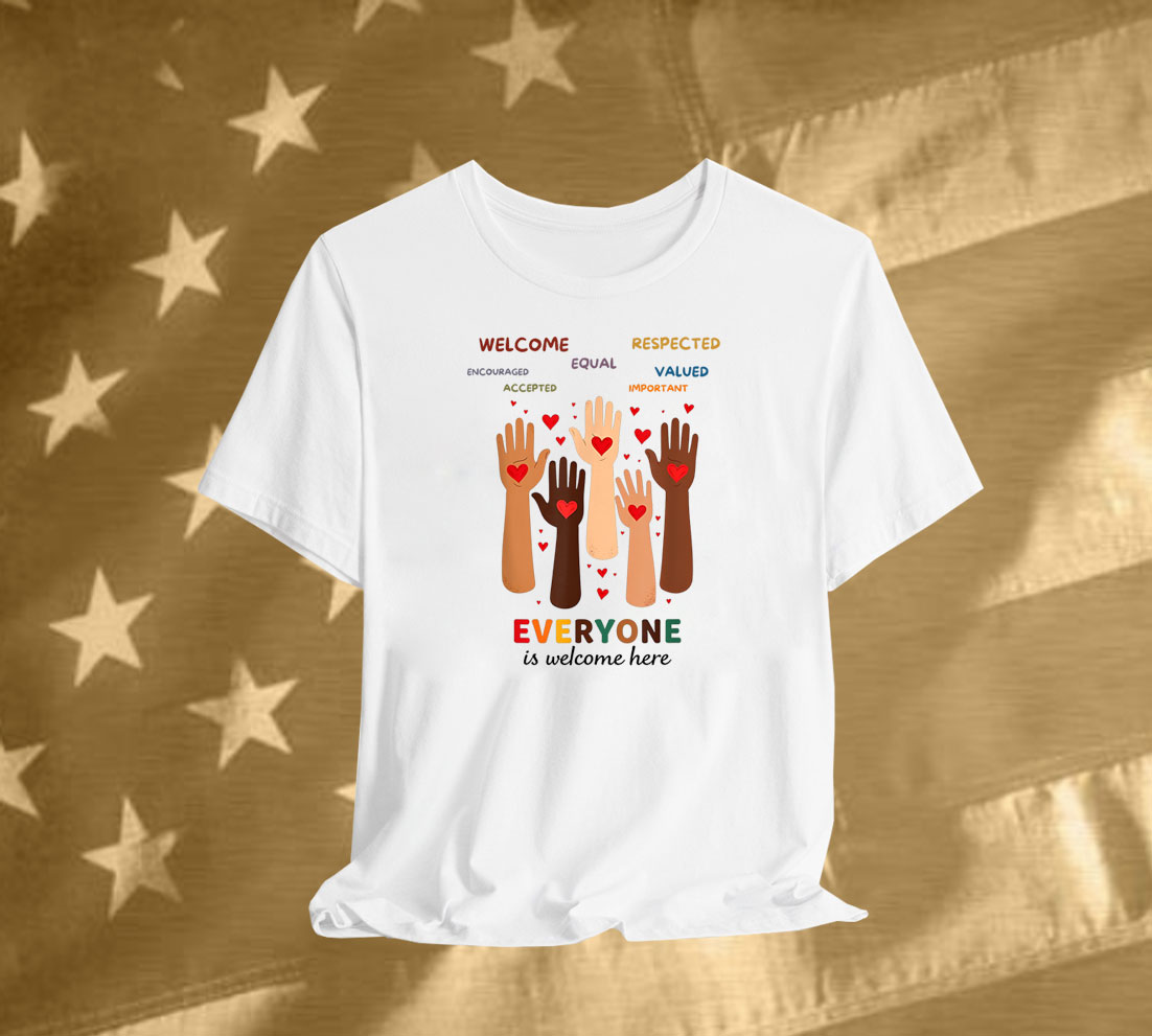Welcome Everyone Is Welcome Here Idaho Teacher Unisex T-Shirt