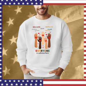 Welcome Everyone Is Welcome Here Idaho Teacher Unisex T-Shirt